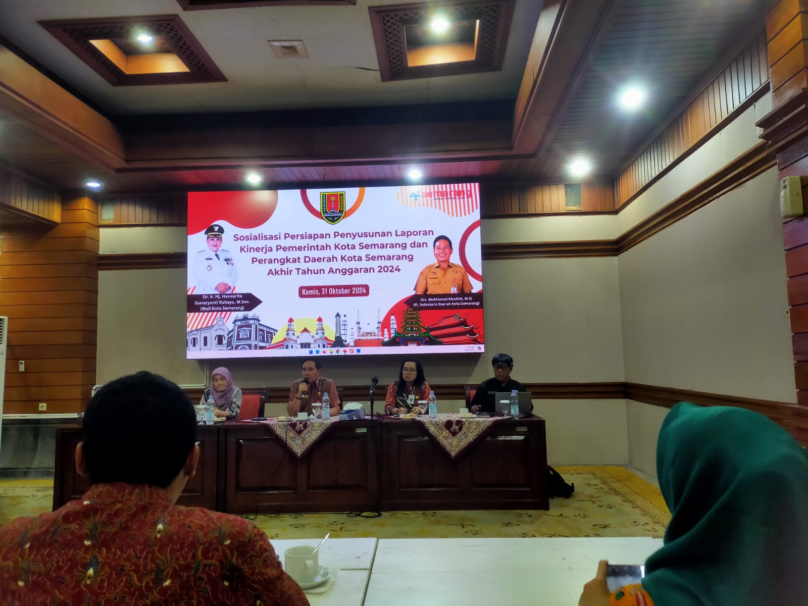 DISKOMINFO Kota Semarang Ikuti Sosialisasi Persiapan Penyusunan Laporan Kinerja Akhir Tahun 2024